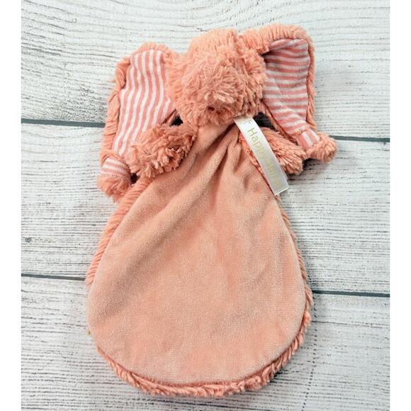 Happy Horse Other - Happy Horse Emily Elephant Tuttle Lovey Plush Pink Soft Security Blanket